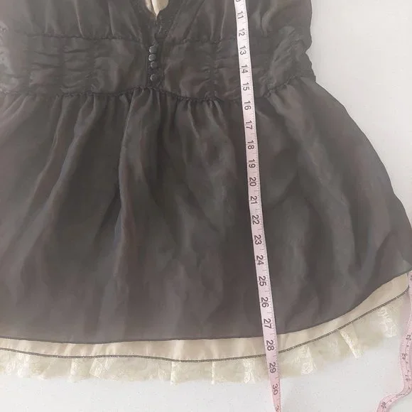 Odille Black Lace Top 8 - Picture 9 of 9